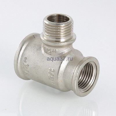 Тройник переходной с переходом на наружную резьбу 3/4" x 1/2" x 3/4" Valtec (вид 4) Тройник переходной с переходом на наружную резьбу 3/4" x 1/2" x 3/4" Valtec (фото, вид 4)