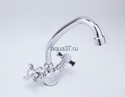 Смеситель для кухни Frap F4124 (вид 2) Смеситель для кухни Frap F4124 (фото, вид 2)