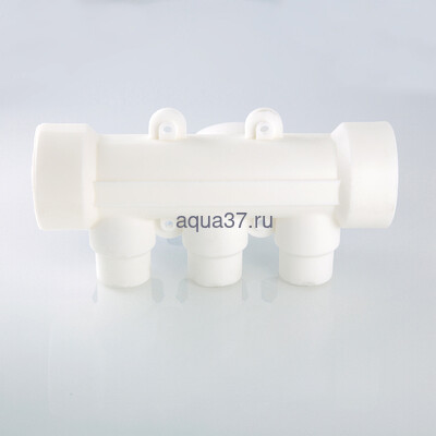 Коллектор с отсечными кранами 40 x 20 3 выхода Valtec (вид 3) Коллектор с отсечными кранами 40 x 20 3 выхода Valtec (фото, вид 3)
