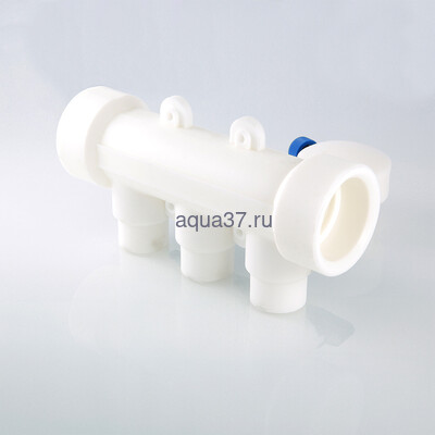 Коллектор с отсечными кранами 40 x 20 3 выхода Valtec (вид 4) Коллектор с отсечными кранами 40 x 20 3 выхода Valtec (фото, вид 4)