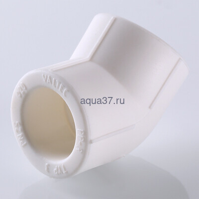 Угольник 63 / 45° Valtec (вид 2) Угольник 63 / 45° Valtec (фото, вид 2)