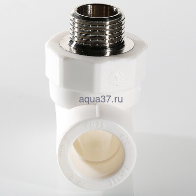 Тройник с наружной резьбой 25 x 1/2" Valtec (вид 1) Тройник с наружной резьбой 25 x 1/2" Valtec (фото, вид 1)