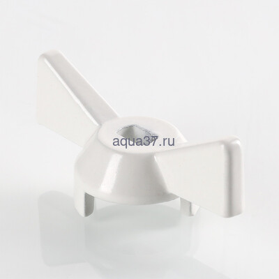 Ручка для крана белая (вид 4) Ручка для крана белая (фото, вид 4)