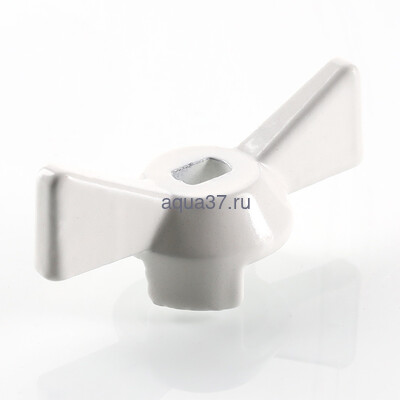 Ручка для крана белая (вид 6) Ручка для крана белая (фото, вид 6)