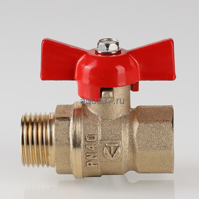 Кран шаровой 1/2" г/ш бабочка Valtec СТАНДАРТ (PN40) (вид 1) Кран шаровой 1/2" г/ш бабочка Valtec СТАНДАРТ (PN40) (фото, вид 1)