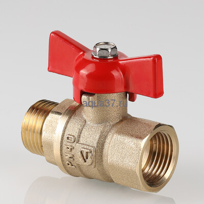 Кран шаровой 1/2" г/ш бабочка Valtec СТАНДАРТ (PN40) (вид 2) Кран шаровой 1/2" г/ш бабочка Valtec СТАНДАРТ (PN40) (фото, вид 2)