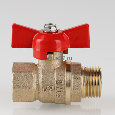 Кран шаровой 1/2" г/ш бабочка Valtec СТАНДАРТ (PN40) (вид 5) Кран шаровой 1/2" г/ш бабочка Valtec СТАНДАРТ (PN40) (фото, вид 5)