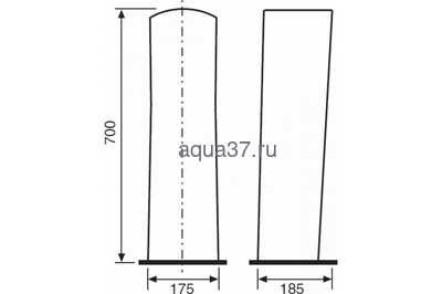 Пьедестал БИЦ Santek (Бриз, Ирис, Цезарь) (вид 1) Пьедестал БИЦ Santek (Бриз, Ирис, Цезарь) (фото, вид 1)