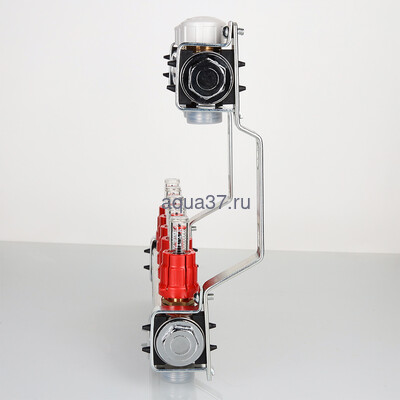 Коллекторный блок с расходомерами 9 выходов нержавейка Valtec (вид 2) Коллекторный блок с расходомерами 9 выходов нержавейка Valtec (фото, вид 2)