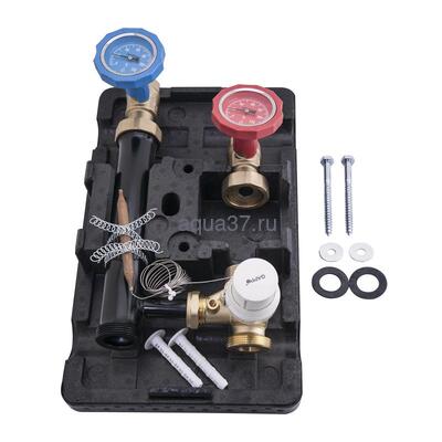 Насосная группа с термостатическим смесительным клапаном 1" без насоса в теплоизоляции GAPPO G1481 (вид 1) Насосная группа с термостатическим смесительным клапаном 1" без насоса в теплоизоляции GAPPO G1481 (фото, вид 1)