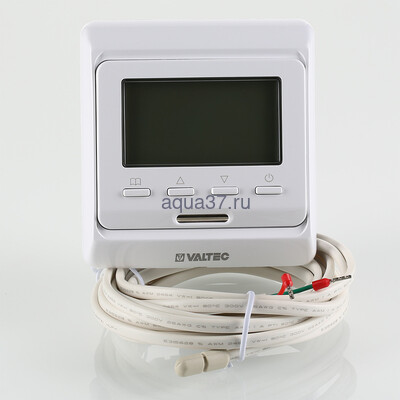 Хронотермостат электронный комнатный с датчиком температуры пола Valtec (вид 1) Хронотермостат электронный комнатный с датчиком температуры пола Valtec (фото, вид 1)