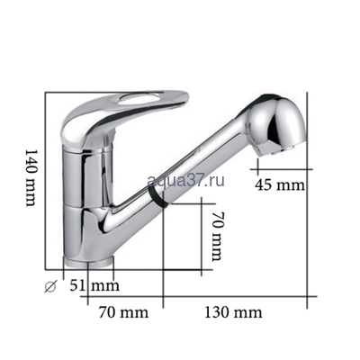 Смеситель для кухни Frap F6002-B (вид 1) Смеситель для кухни Frap F6002-B (фото, вид 1)