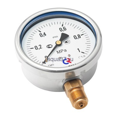 Манометр TM520P Ду 100 с нижним подключением 1/2" 0-6 бар Росма (вид 2) Манометр TM520P Ду 100 с нижним подключением 1/2" 0-6 бар Росма (фото, вид 2)