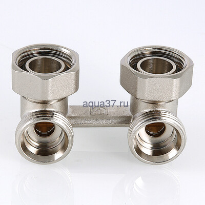 Узел нижнего подключения радиатора угловой Valtec (вид 1) Узел нижнего подключения радиатора угловой Valtec (фото, вид 1)