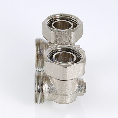 Узел нижнего подключения радиатора угловой Valtec (вид 3) Узел нижнего подключения радиатора угловой Valtec (фото, вид 3)