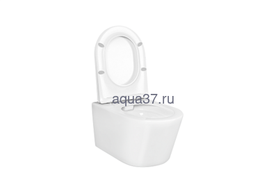 Унитаз подвесной " ОБЕРОН" безободковый Aquatek (вид 1) Унитаз подвесной " ОБЕРОН" безободковый Aquatek (фото, вид 1)