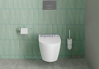 Унитаз подвесной " ОБЕРОН" безободковый Aquatek (вид 2) Унитаз подвесной " ОБЕРОН" безободковый Aquatek (фото, вид 2)