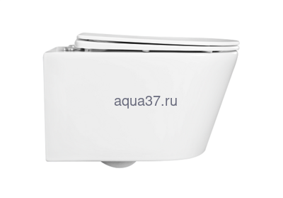 Унитаз подвесной " ОБЕРОН" безободковый Aquatek (вид 4) Унитаз подвесной " ОБЕРОН" безободковый Aquatek (фото, вид 4)