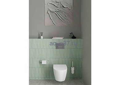 Унитаз подвесной " ОБЕРОН" безободковый Aquatek (вид 9) Унитаз подвесной " ОБЕРОН" безободковый Aquatek (фото, вид 9)