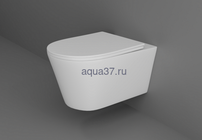 Унитаз подвесной " ОБЕРОН" безободковый Aquatek (вид 11) Унитаз подвесной " ОБЕРОН" безободковый Aquatek (фото, вид 11)