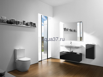 Унитаз-компакт "Meridian-N" Roca (вид 1) Унитаз-компакт "Meridian-N" Roca (фото, вид 1)