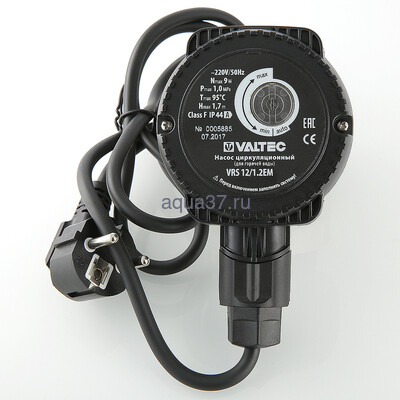 Циркуляционный насос для ГВС с режимом частотного регулирования VRS 12/1.2EM Valtec (вид 7) Циркуляционный насос для ГВС с режимом частотного регулирования VRS 12/1.2EM Valtec (фото, вид 7)