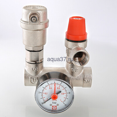 Группа безопасности котла Valtec (вид 1) Группа безопасности котла Valtec (фото, вид 1)