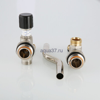 Байпас тупиковый с перепускным клапаном Valtec (вид 2) Байпас тупиковый с перепускным клапаном Valtec (фото, вид 2)