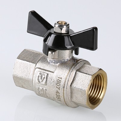 Кран шаровой 3/4" г/г бабочка Perfect Valtec (вид 8) Кран шаровой 3/4" г/г бабочка Perfect Valtec (фото, вид 8)