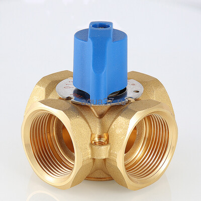 Четырехходовой смесительный клапан 3/4" Valtec (вид 2) Четырехходовой смесительный клапан 3/4" Valtec (фото, вид 2)