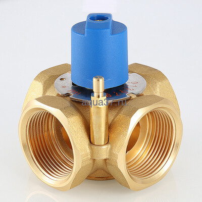 Четырехходовой смесительный клапан 3/4" Valtec (вид 6) Четырехходовой смесительный клапан 3/4" Valtec (фото, вид 6)