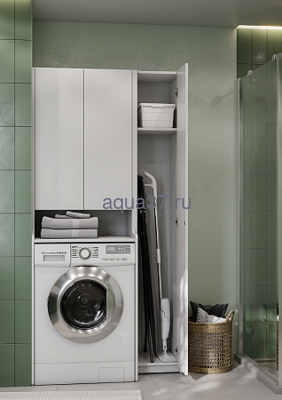 Шкаф-пенал Лондри 30 AQUATON (вид 3) Шкаф-пенал Лондри 30 AQUATON (фото, вид 3)
