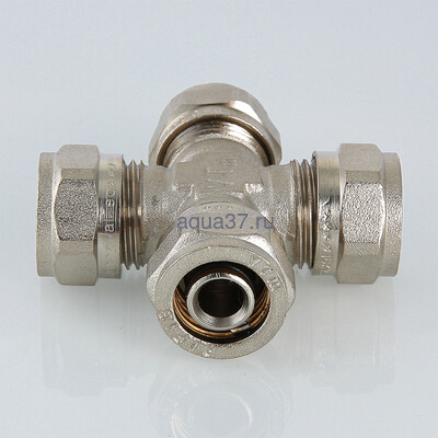 Обжимная крестовина 26 x 16 Valtec (вид 1) Обжимная крестовина 26 x 16 Valtec (фото, вид 1)