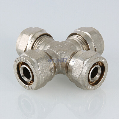 Обжимная крестовина 20 x 16 Valtec (вид 4) Обжимная крестовина 20 x 16 Valtec (фото, вид 4)