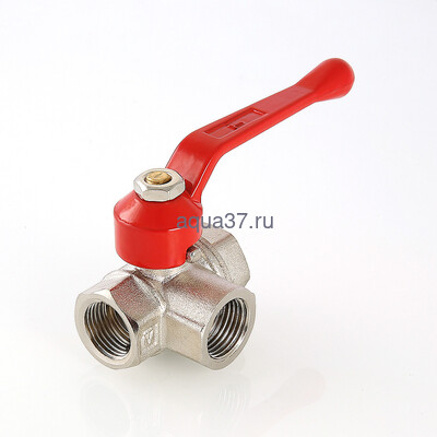 Кран шаровой трехходовой тип Т 3/4" (вид 6) Кран шаровой трехходовой тип Т 3/4" (фото, вид 6)