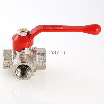 Кран шаровой трехходовой тип Т 3/4" (вид 7) Кран шаровой трехходовой тип Т 3/4" (фото, вид 7)