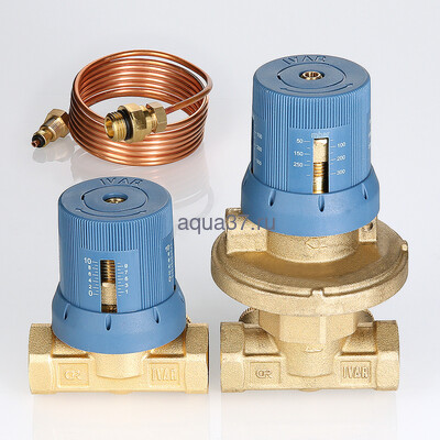 Автоматический регулятор перепада давлений в комплекте с запорно-регулировочным клапаном 3/4" 250-600 мбар Valtec (вид 3) Автоматический регулятор перепада давлений в комплекте с запорно-регулировочным клапаном 3/4" 250-600 мбар Valtec (фото, вид 3)