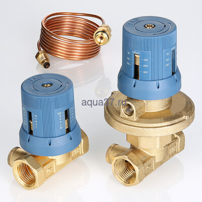 Автоматический регулятор перепада давлений в комплекте с запорно-регулировочным клапаном 1" 50-300 мбар Valtec (вид 2) Автоматический регулятор перепада давлений в комплекте с запорно-регулировочным клапаном 1" 50-300 мбар Valtec (фото, вид 2)