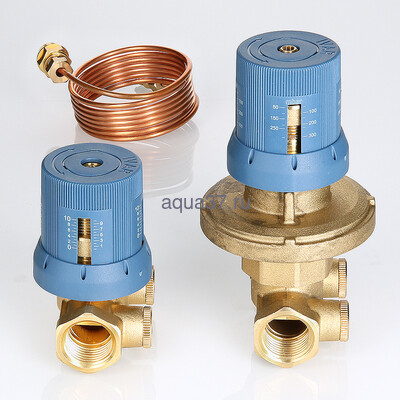 Автоматический регулятор перепада давлений в комплекте с запорно-регулировочным клапаном 1" 50-300 мбар Valtec (вид 5) Автоматический регулятор перепада давлений в комплекте с запорно-регулировочным клапаном 1" 50-300 мбар Valtec (фото, вид 5)