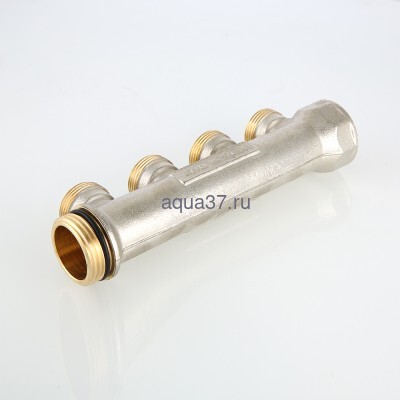 Коллектор 1" на 2 выхода с наружной резьбой 3/4" евроконус Valtec (вид 6) Коллектор 1" на 2 выхода с наружной резьбой 3/4" евроконус Valtec (фото, вид 6)