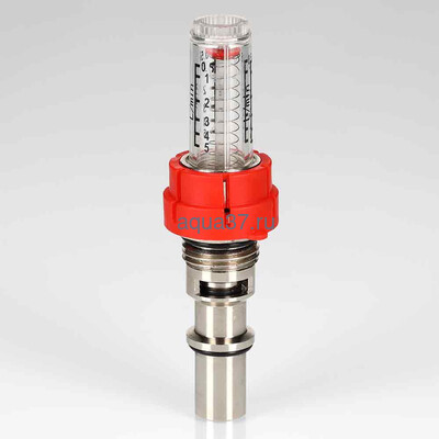 Настроечный клапан с расходомером встраиваемый для коллекторного блока VTc.589 Valtec (вид 2) Настроечный клапан с расходомером встраиваемый для коллекторного блока VTc.589 Valtec (фото, вид 2)