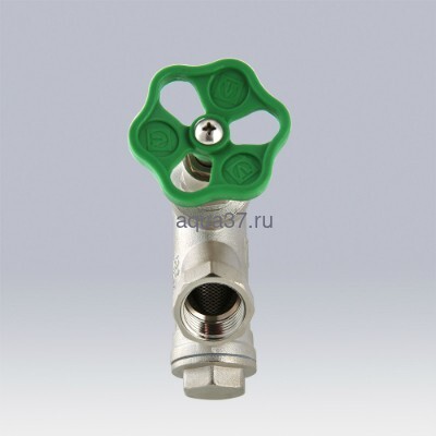 Вентиль прямоточный с косым фильтром 3/4" Valtec (вид 2) Вентиль прямоточный с косым фильтром 3/4" Valtec (фото, вид 2)