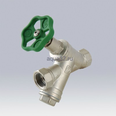 Вентиль прямоточный с косым фильтром 3/4" Valtec (вид 3) Вентиль прямоточный с косым фильтром 3/4" Valtec (фото, вид 3)