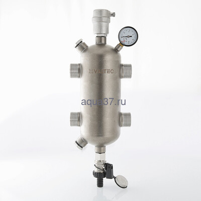 Гидравлическая стрелка из нержавеющей стали 1.1/4" Valtec (вид 1) Гидравлическая стрелка из нержавеющей стали 1.1/4" Valtec (фото, вид 1)