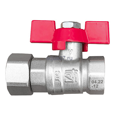 Кран шаровой с накидной гайкой 3/4 г/г STI для котлов (вид 2) Кран шаровой с накидной гайкой 3/4 г/г STI для котлов (фото, вид 2)