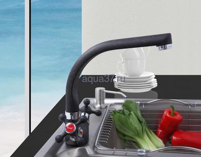 Смеситель для кухни Frap F5408-7 (вид 1) Смеситель для кухни Frap F5408-7 (фото, вид 1)