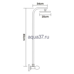 Душевая система Frap F2308 (вид 1) Душевая система Frap F2308 (фото, вид 1)