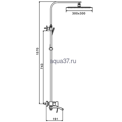 Душевая система Gappo G2407-11 (вид 1) Душевая система Gappo G2407-11 (фото, вид 1)