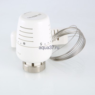 Термоголовка жидкостная с выносным настенным датчиком Valtec (вид 3) Термоголовка жидкостная с выносным настенным датчиком Valtec (фото, вид 3)