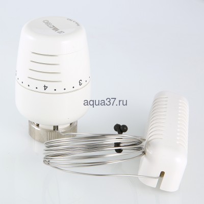 Термоголовка жидкостная с выносным настенным датчиком Valtec (вид 5) Термоголовка жидкостная с выносным настенным датчиком Valtec (фото, вид 5)